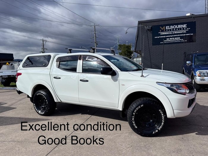 2017 Mitsubishi Triton GLX MQ MY18 4X4 Dual Range White