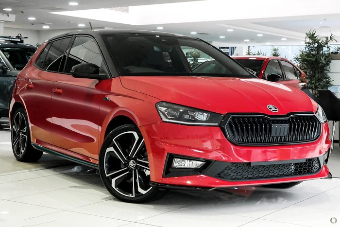 2025 SKODA Fabia 110TSI Monte Carlo PJ MY25 Velvet Red