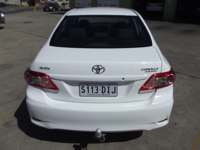 2011 Toyota Corolla Ascent ZRE152R MY11 Glacier White