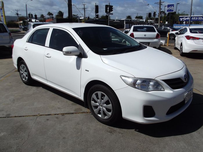 2011 Toyota Corolla Ascent ZRE152R MY11 Glacier White