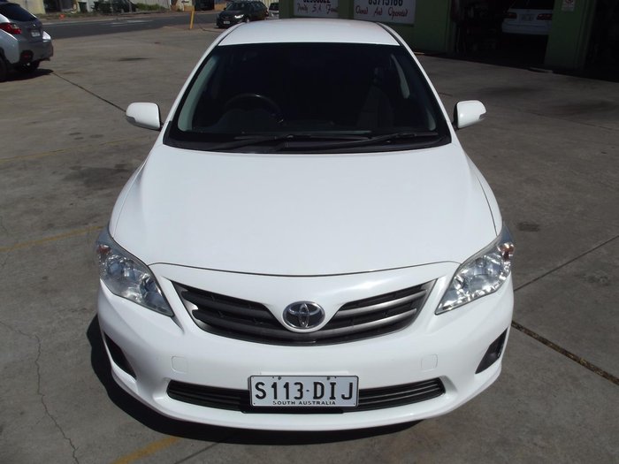 2011 Toyota Corolla Ascent ZRE152R MY11 Glacier White