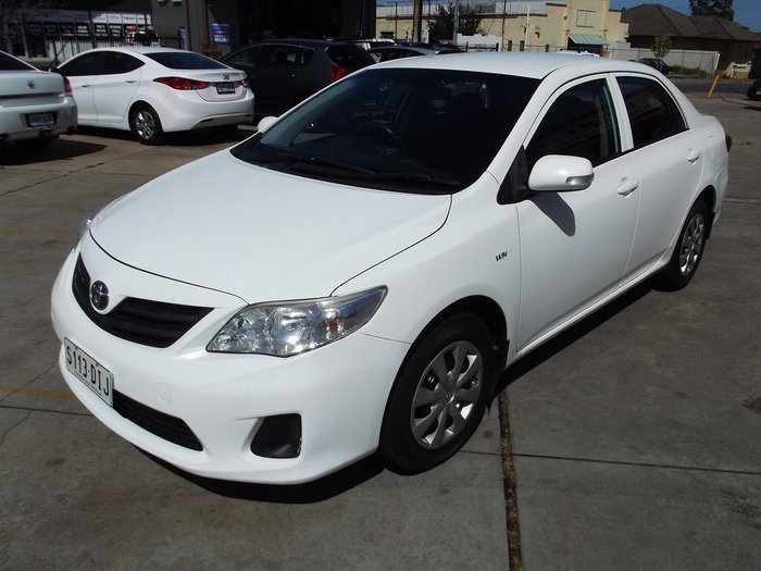 2011 Toyota Corolla Ascent ZRE152R MY11 Glacier White