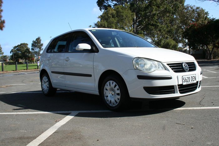 2008 Volkswagen Polo Pacific TDI 9N MY09 Candy White