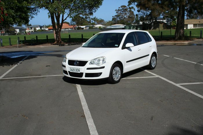 2008 Volkswagen Polo Pacific TDI 9N MY09 Candy White