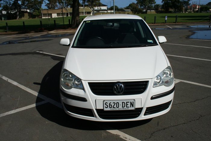 2008 Volkswagen Polo Pacific TDI 9N MY09 Candy White