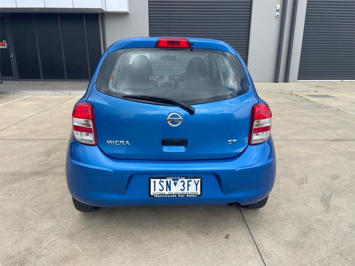 2011 Nissan Micra ST K13 New York Blue