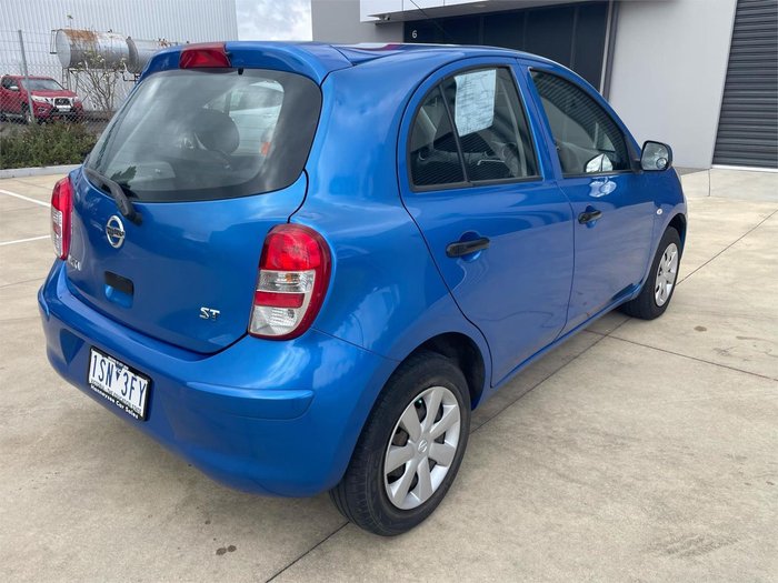 2011 Nissan Micra ST K13 New York Blue