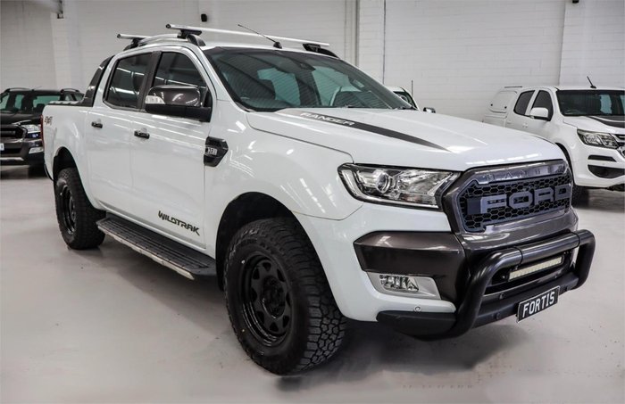 2017 Ford Ranger Wildtrak PX MkII 4X4 Dual Range Frozen White