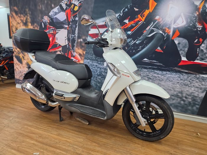 2012 APRILIA SCARABEO 300ie WHITE