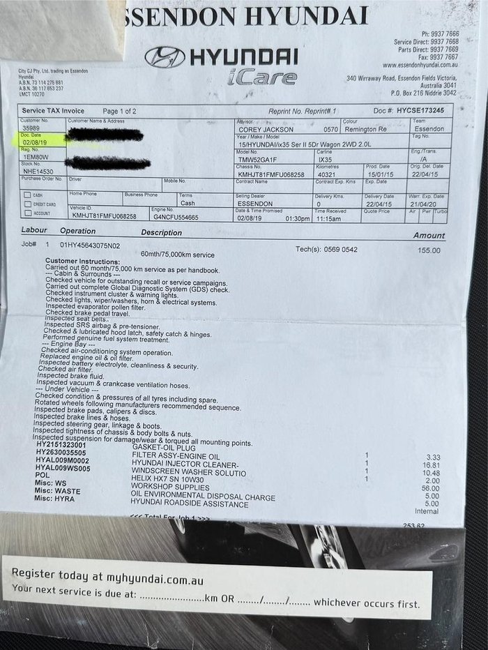 2015 Hyundai ix35 Active Series II MY15 Remington Red