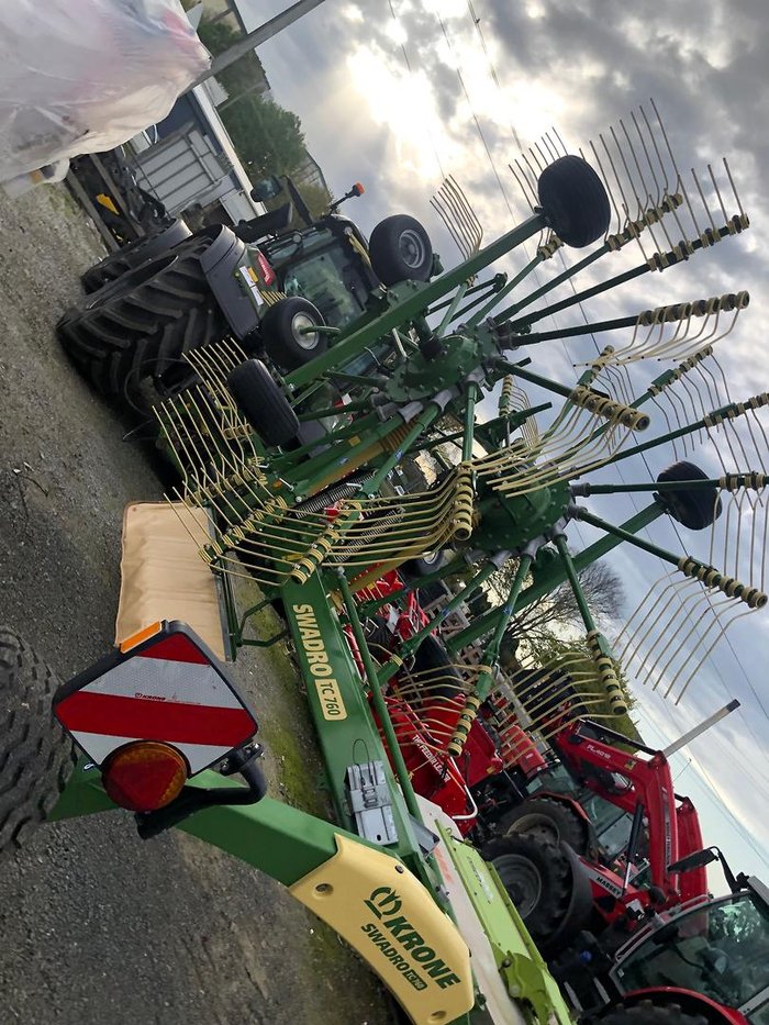 0 Krone Swadro Tc760 7.6M Rake Hyd Width Adjust - Demo Unit Price