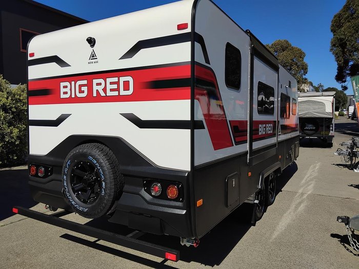 2025 New Age Caravans My25 Bigred Slideout Couples Van Full Ensuite Full Composite