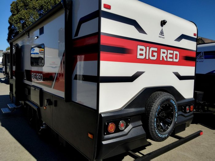 2025 New Age Caravans My25 Bigred Slideout Couples Van Full Ensuite Full Composite