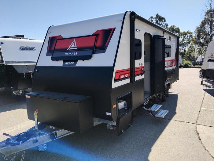 2025 New Age Caravans My25 Bigred Slideout Couples Van Full Ensuite Full Composite