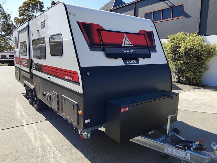 2025 New Age Caravans My25 Bigred Slideout Couples Van Full Ensuite Full Composite