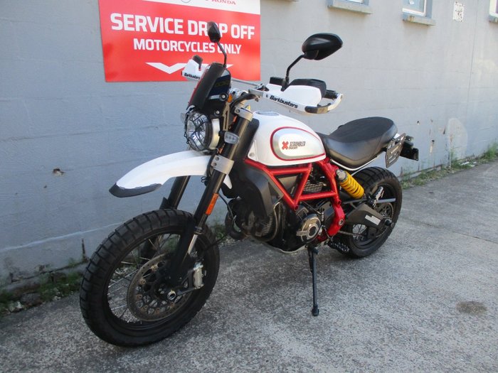2019 DUCATI SCRAMBLER DESERT SLED WHITE