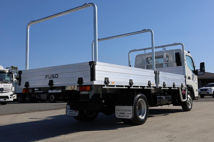 2025 Fuso Canter 515 Alloy Tray with ladder racks White
