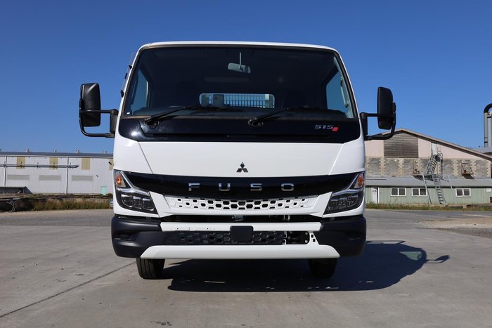 2025 Fuso Canter 515 Alloy Tray with ladder racks White