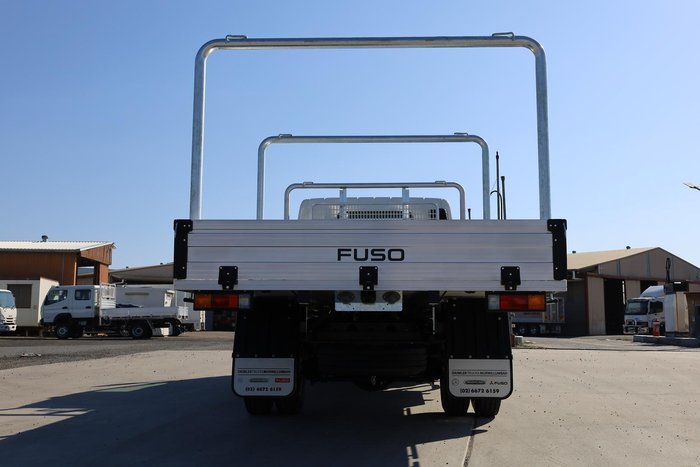 2025 Fuso Canter 515 Alloy Tray with ladder racks White