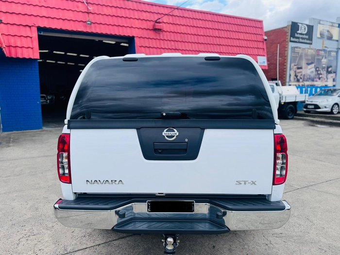 2013 Nissan Navara ST-X D40 Series 5 4X4 Dual Range Arctic White