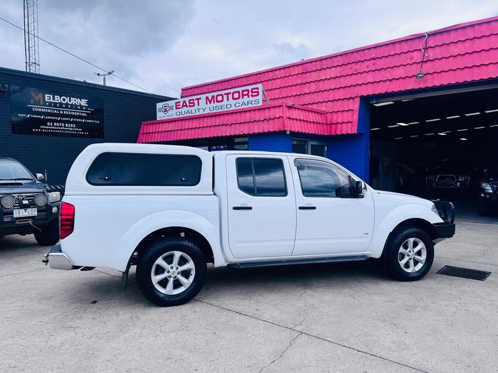 2013 Nissan Navara ST-X D40 Series 5 4X4 Dual Range Arctic White