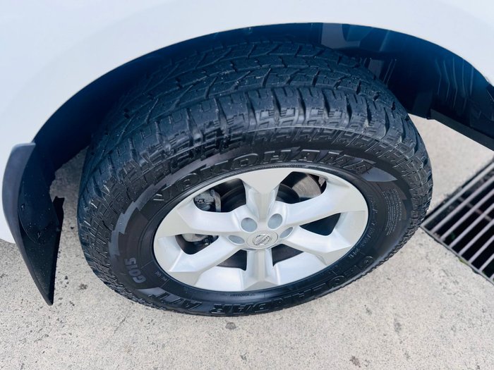 2013 Nissan Navara ST-X D40 Series 5 4X4 Dual Range Arctic White