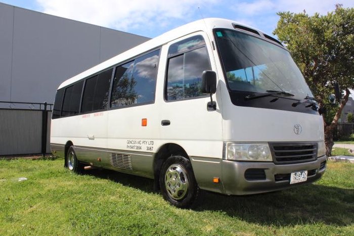 2009 Toyota Coaster WHITE