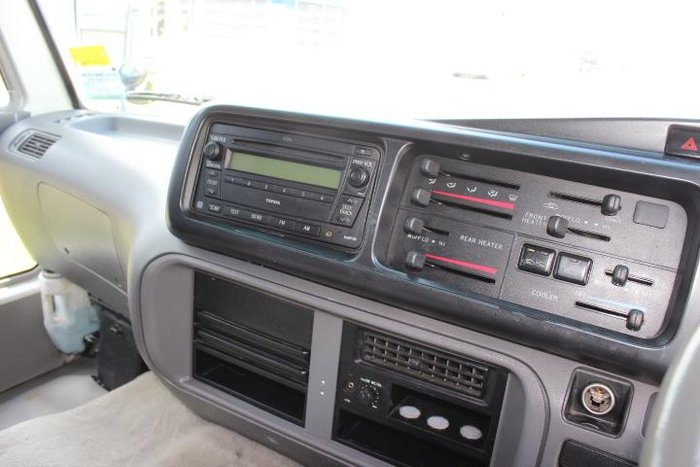 2009 Toyota Coaster WHITE