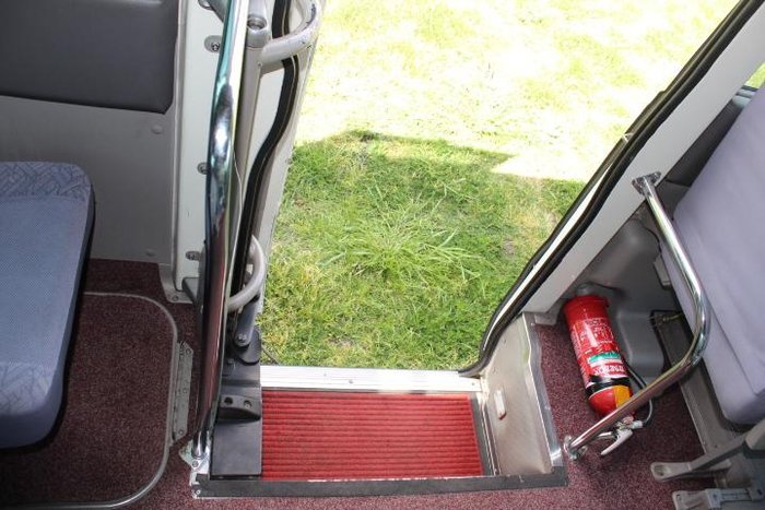 2009 Toyota Coaster WHITE