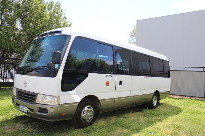 2009 Toyota Coaster WHITE