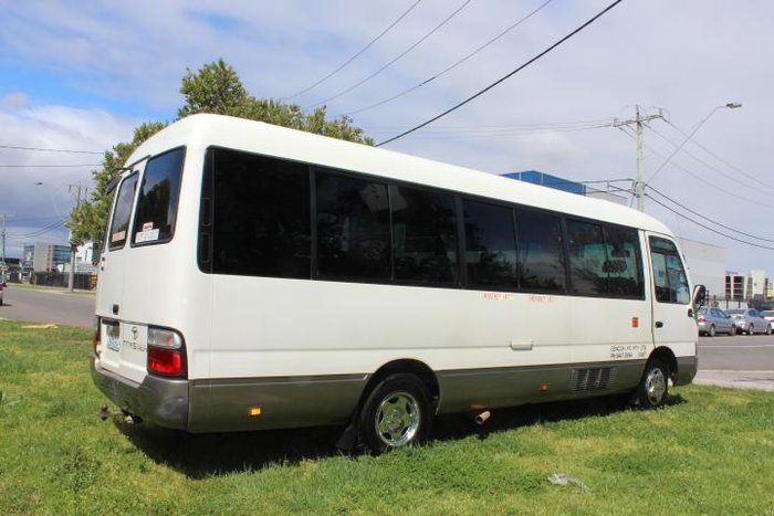 2009 Toyota Coaster WHITE
