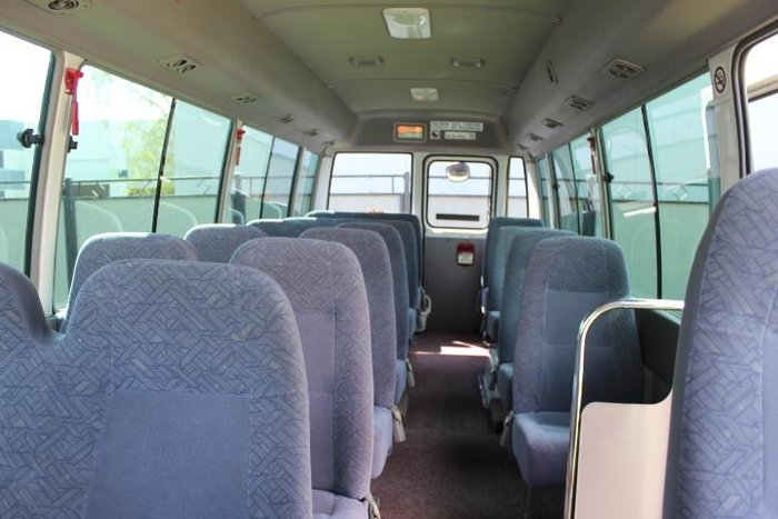 2009 Toyota Coaster WHITE