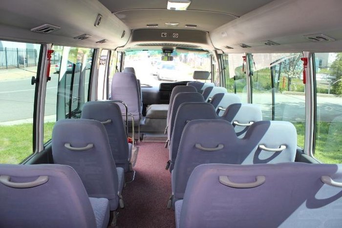 2009 Toyota Coaster WHITE
