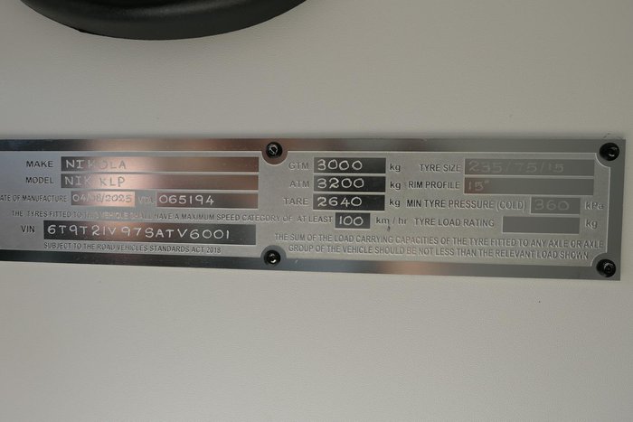 2025 Nikola Caravans Nik Klp 21'6'' 2 Bunk