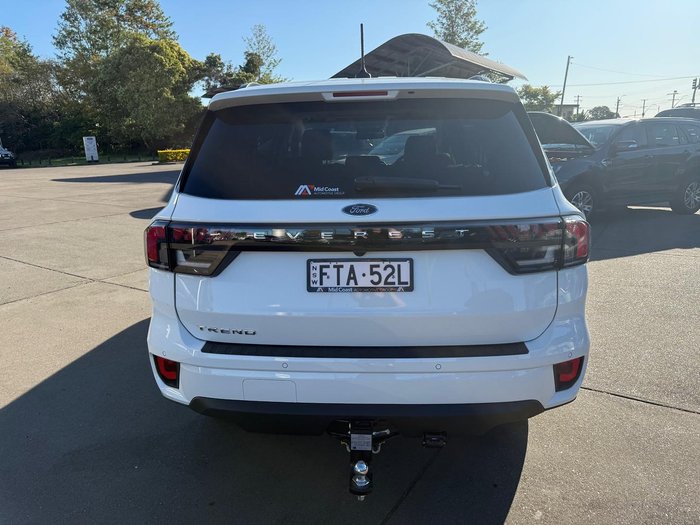 2025 Ford Everest Trend MY25.50 4X4 Dual Range Arctic White