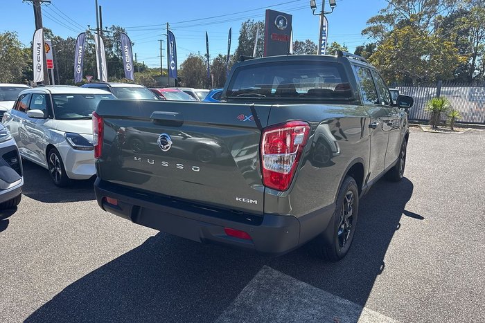 2025 KGM SsangYong Musso Ultimate Q261 MY24 4X4 Dual Range Amazonian Green