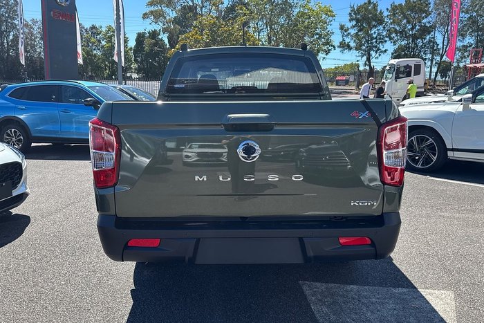 2025 KGM SsangYong Musso Ultimate Q261 MY24 4X4 Dual Range Amazonian Green