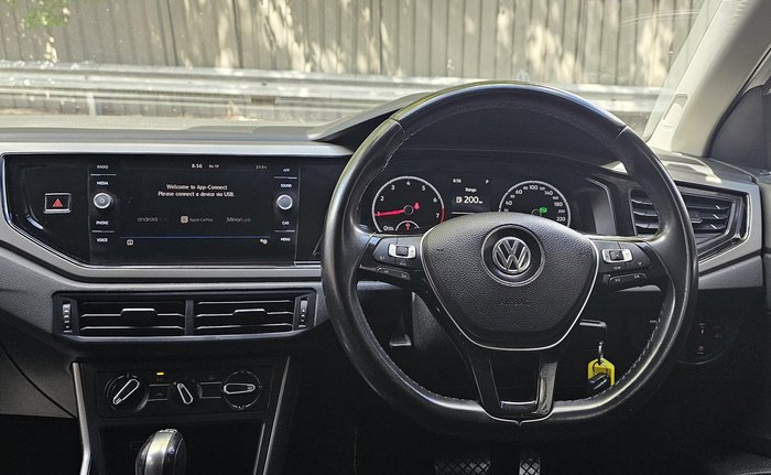 2019 Volkswagen Polo 85TSI Comfortline AW MY20 Pure White