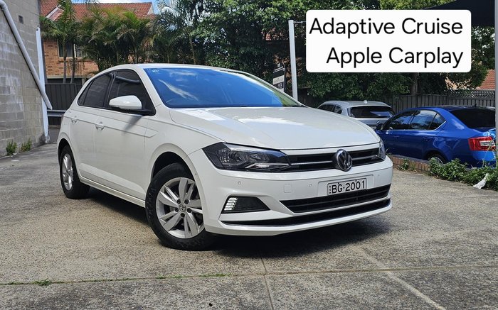 2019 Volkswagen Polo 85TSI Comfortline AW MY20 Pure White
