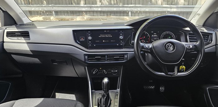 2019 Volkswagen Polo 85TSI Comfortline AW MY20 Pure White