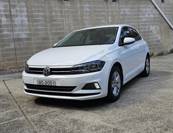 2019 Volkswagen Polo 85TSI Comfortline AW MY20 Pure White