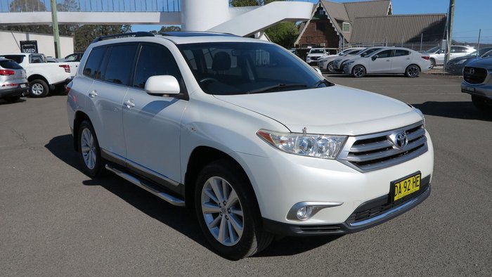 2013 Toyota Kluger Altitude GSU40R Crystal Pearl