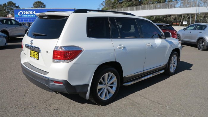 2013 Toyota Kluger Altitude GSU40R Crystal Pearl