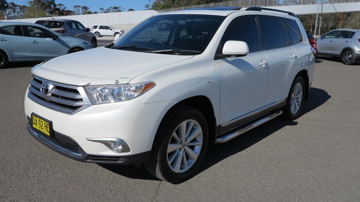 2013 Toyota Kluger Altitude GSU40R Crystal Pearl