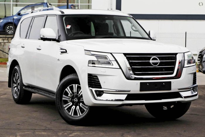 2025 Nissan Patrol Ti-L Y62 MY25 4X4 Dual Range Moonstone White