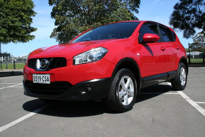 2010 Nissan Dualis ST J10 Series II MY10 Flame Red