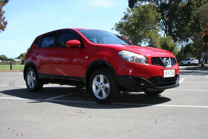 2010 Nissan Dualis ST J10 Series II MY10 Flame Red