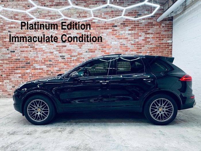 2016 Porsche Cayenne Platinum Edition 92A MY17 4X4 On Demand Black