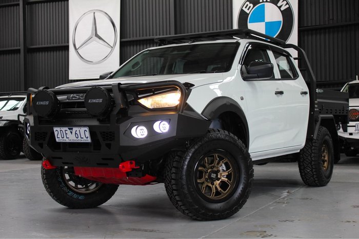 2022 Isuzu D-MAX SX MY22 4X4 Dual Range Mineral White