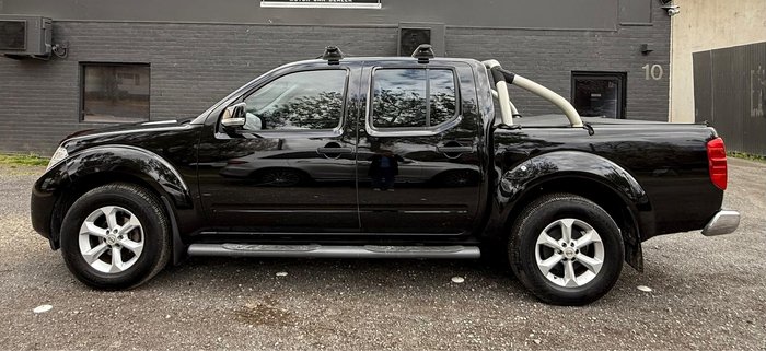 2012 Nissan Navara ST D40 Series 6 4x2 Midnight Black